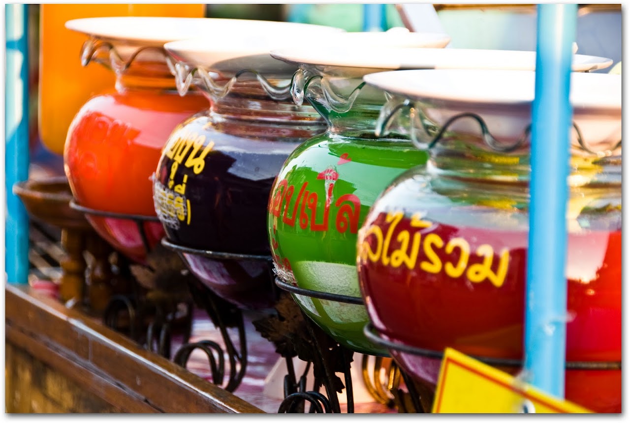 Juices at Lampang Night Market