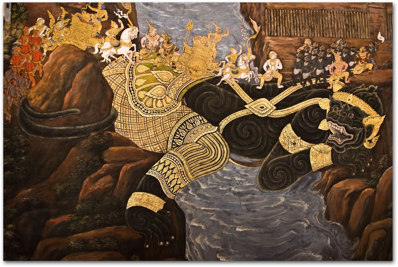 Hanuman in Ramakien at Royal Palace