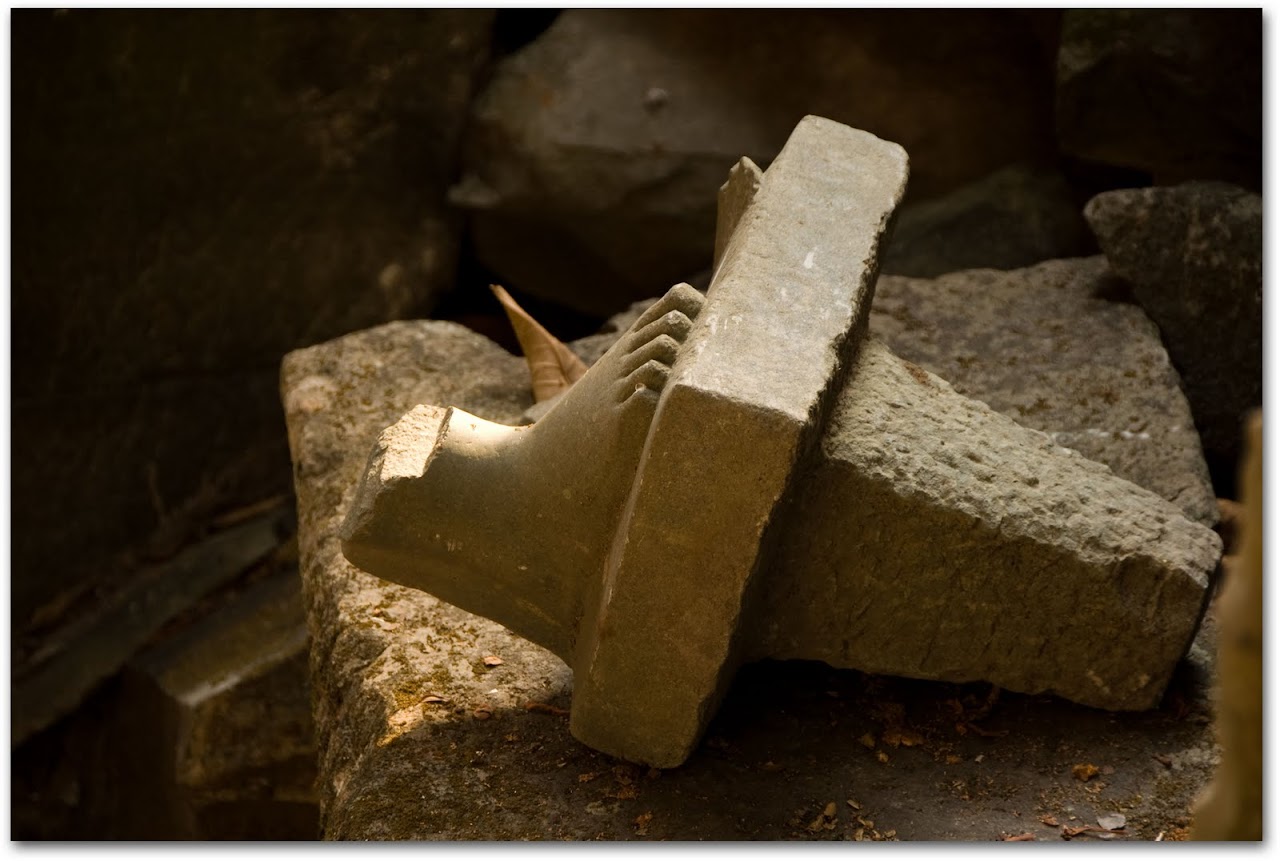 Foot at Preah Khan