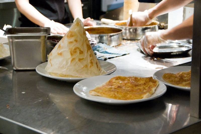 Roti tisu at Mamak