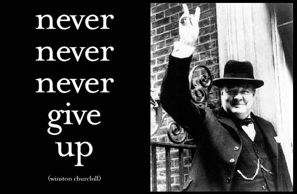 Never Give In Winston Churchill Quotes Links