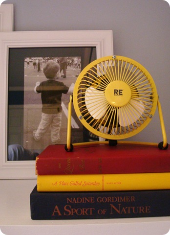 yellow fan