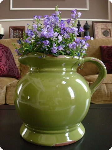 green pitcher