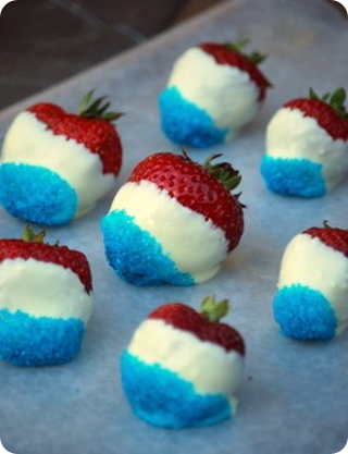 fourth of july strawberries
