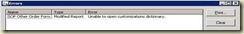unable to open