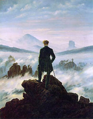 toile friedrich voyageur