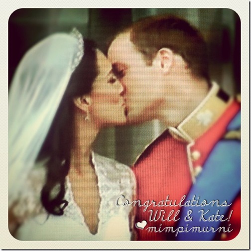 2011 april 29 will & kate's first kiss