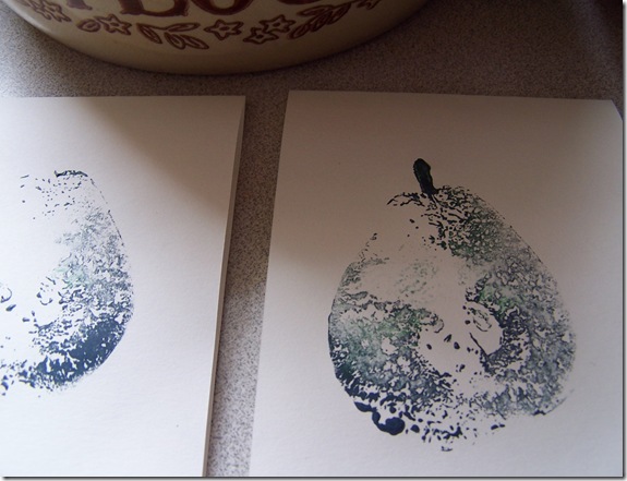 how to print with pears
