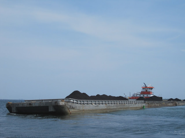 aground