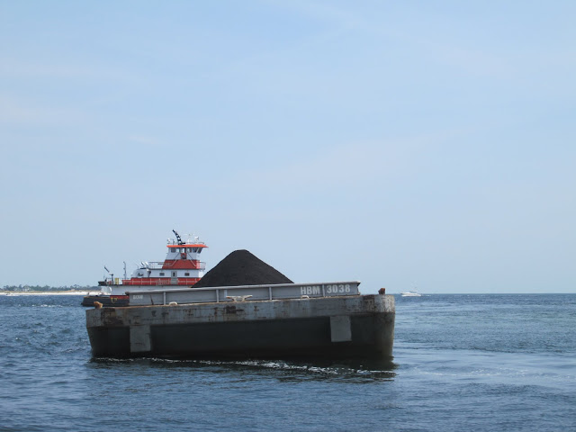 aground