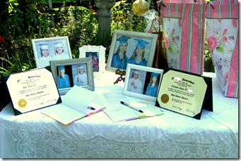 Graduation Reception Table