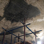 Работы по восстановлению  нижнего храма