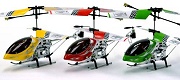 mini helicoptero rc de metal aluminio colores