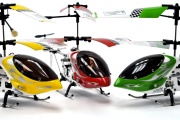 mini helicoptero rc de metal aluminio colores