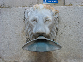 Detail van een fontijn.