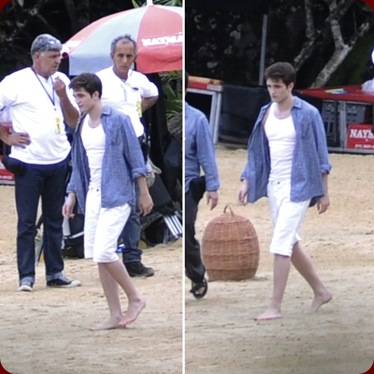 TodoTwilightSaga - Kristen y Robert rodando en la Isla Esme (6)