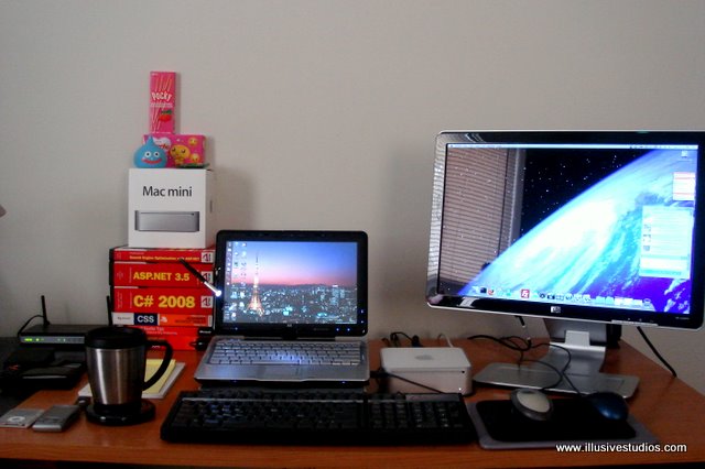 Mac Mini & Windows 7 Desktop 3/8/2009