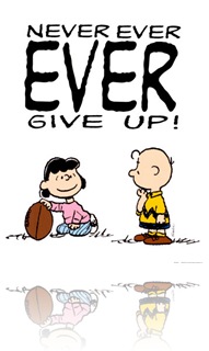 PEA0334~Peanuts-Never-Ever-EVER-Give-Up-Posters