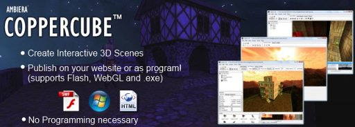 FlashとwebGLでインタラクティブ3Dを簡単に(CopperCube 3D) FlashとwebGLでインタラクティブ3Dを簡単に(CopperCube 3D)
