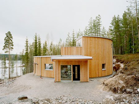 アナログ時計式の住宅(Villa Nyberg)