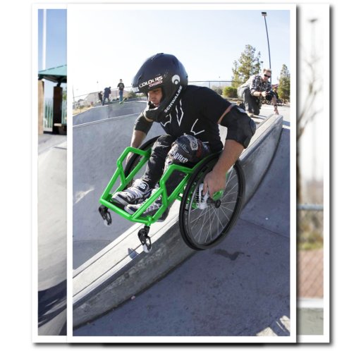 ストリート系の車イス(HXC Wheelchair)