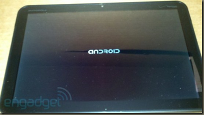 Motorola Tablet with Android Honeycomb