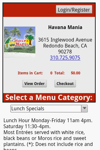 Havana Mania: Redondo Beach CA