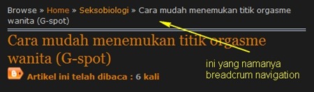 Apa itu Breadcrumb-navigation ? Apa itu Breadcrumb-navigation ?