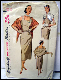 vintage dress pattern