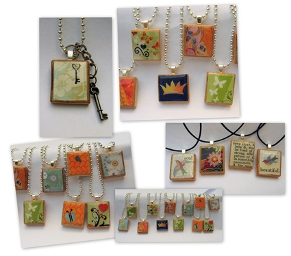 Scrabble Tile Collages