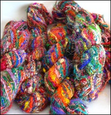 recycled sari silk