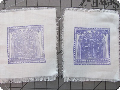 Tamdoll stamping on fabric