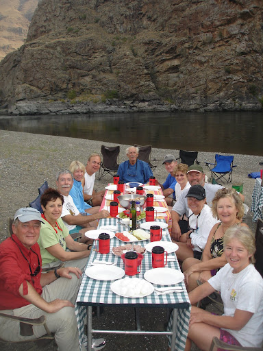 Breakfast is served in Hells Canyon