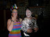 the Tin man aka Andrew and I at the Poooooooo Pub!