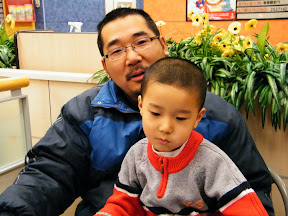 proud dad&baby son, warren zhu.