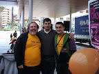 Iñaki Sanchez VAYA SEMANITAko Charly eta Javirekin.Iñaki Sanchez con Charly y Javi de VAYA SEMANITA