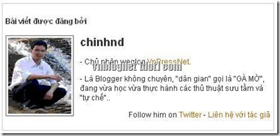 Khung tac gia bai post