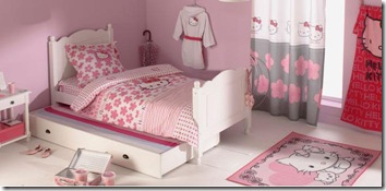 déco chambre de fille hello kitty