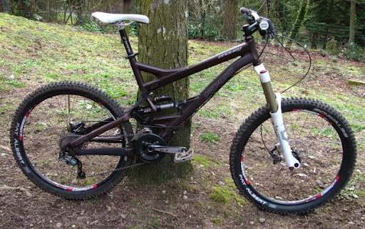 New bike side view