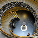  &ndash; The exit stairs inside the Vatican Museum