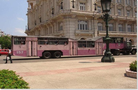 ônibus em Cuba