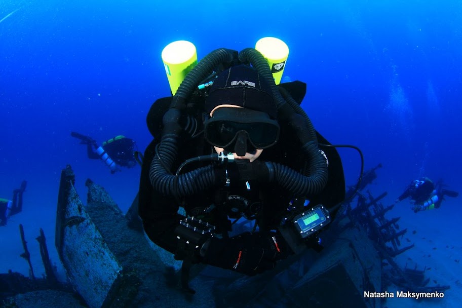 Chris on a Meg Dive!