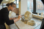 November 13th 2008 Work in progress from year 12 Visual Art and Design students preparing for the A-Block art show next Wednesday in the Obie theatre.