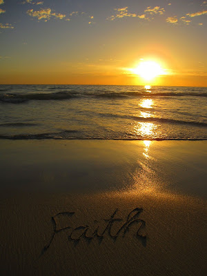 Faith's Name in the Sand