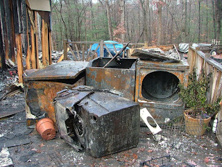 Appliances on the deck