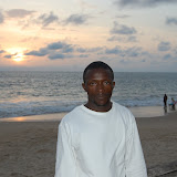  &ndash; Johnny Manga at sunset on Lumley Beach…. © 2007 NHA Photos