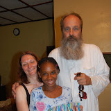  &ndash; Father Seraphim, Vicki &amp; Lucy with Lucy's birthday cake we made for her…. © 2007 NHA Photos