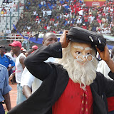  &ndash; Freetown. Inauguration day. 15 Nov 2007 (False Faced man represents outgoing administration leaving)…. © 2007 NHA Photos