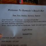  &ndash; Ramada Menu.…. © 2008 NHA Photos, James Mansaray: Photographer