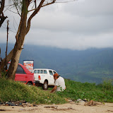  &ndash; © 2008 NHA Photos, James B. Mansaray, photographer. September 2008.... Fr. Seraphim observing time of prayer at beach